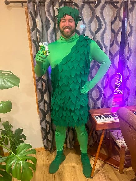 David doing something fun